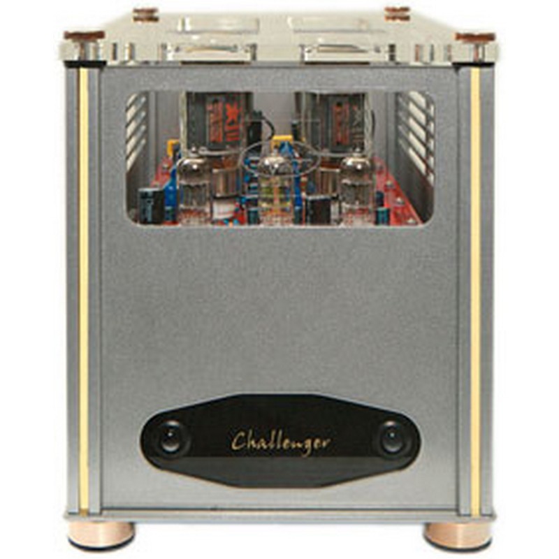 Ламповый усилитель мощности AudioValve Challenger 115 серебро/хром